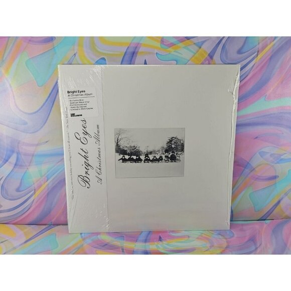 Bright Eyes - A Christmas Album (Record) New, Blue Seafoam White, Numbered